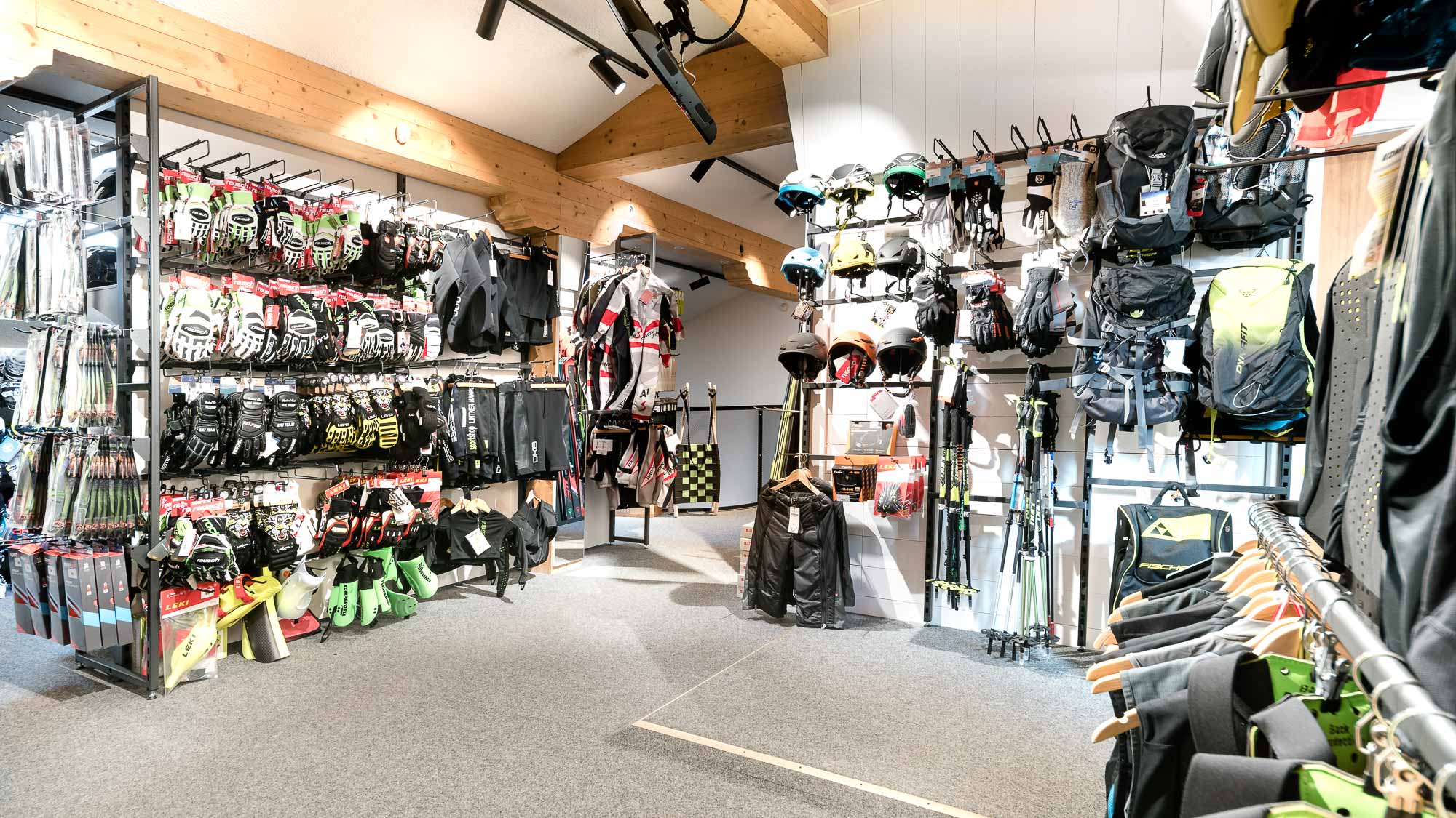 Innenraum des Sportshop Lintner